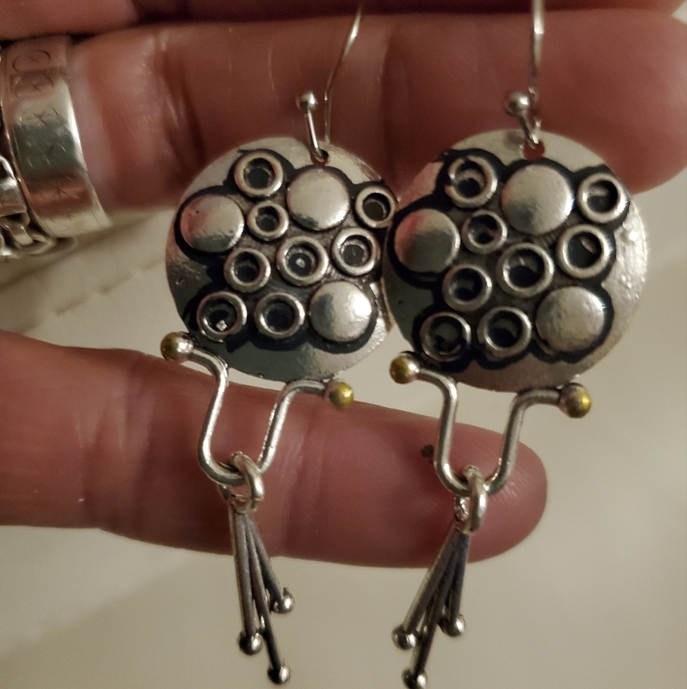 SILVER EARRINGS,